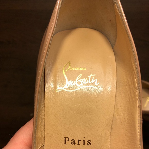 Christian Louboutin - nude heels size 37.5 - Picture 5 of 8